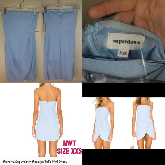 superdown Dresses & Skirts - NWT Superdown/Revolve asymmetrical hem dress